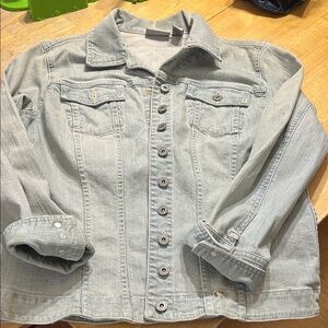 Chico's Soft Blue Denim Jacket